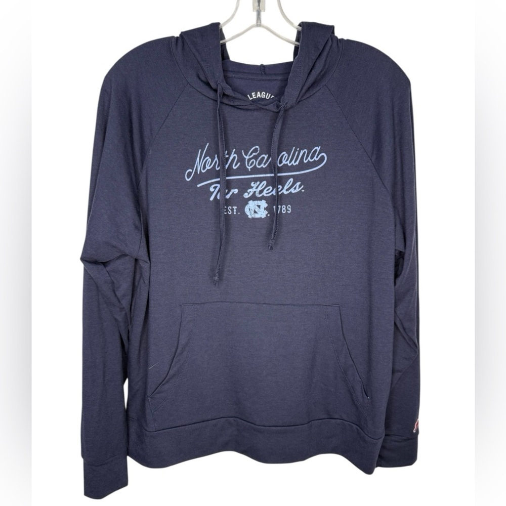 North Carolina Tar Heels NWT League 91 All Day Hood Navy Blue Hoodie Medium